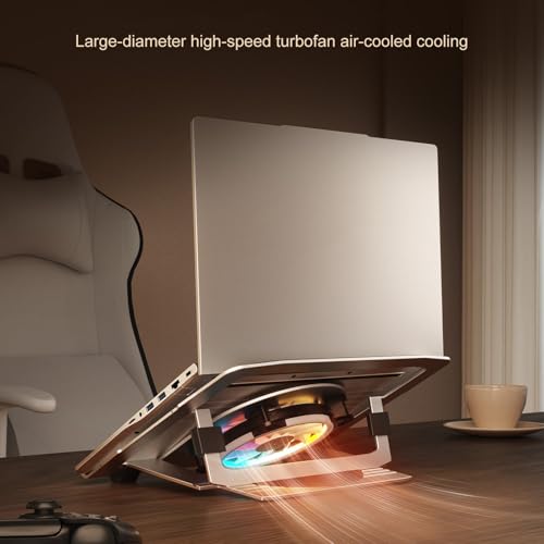 Foldable Aluminum Laptop Stand with Efficient Cooling Systems and Adjustable Angled for 17Inch Notebook Aluminum Laptop Stand - color: Silver