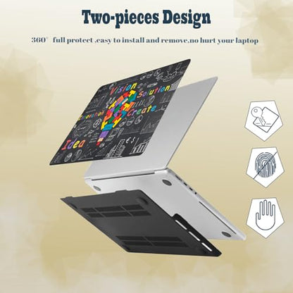 Laptop Shell for MacBook Air 11 inch Case 2015 2014 2013 2012 2011 2010 Release Model A1465 A1370,Air 11.6" Snap on Protective Laptop Hard Case & Keyboard Cover,Creative Bulb - color: Creative Bulb, size: Air 11" 2010-2015(A1370/A1465)