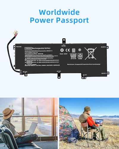 52Wh VS03XL 849313-856 Laptop Battery Replacement for HP Envy 15t-as100 15t-as000 15-as000 15-as100 15-as133cl 15-as043cl 15-as020nr 15-as031nr 15-as027cl 15-as182cl 849047-541