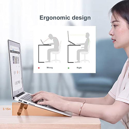 Laptop Stand for MaX-Book Air-Pro Support Tablet Portable Notebook Stand Mini Riser Foldable Laptop Holder Cooling Mount