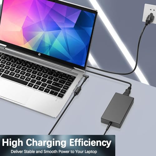 120W 19.5V 6.15A AC Charger for HP USB-C Dock G5 5TW10UT 5TW10AA USB-C/A Universal Dock G2 5TW13AA Envy 15 17 Series Omen 15-5000 5100 5200 710415-001 L41856-001 Power Supply Adapter Cord
