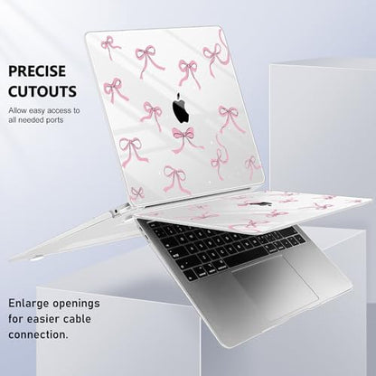 May Chen Compatible with MacBook Air 13 inch Case 2022 2021, 2020-2018 Release Model: M1 A2337 A2179 A1932, Plastic Hard Shell Case Cover for Mabook Air 13 inch with Retina Dispaly, Star Bow - color: Star Bow