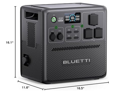 BLUETTI Pioneer 150 (AC240) Portable Power Station, 1536Wh Solar Generator | Expandable to 10136Wh, 2400W LFP Battery, IP65 Water Resistant, 0-80% in 45 Min, Emergency Power for Camping, Home, RV Life - style: BLUETTI AC240