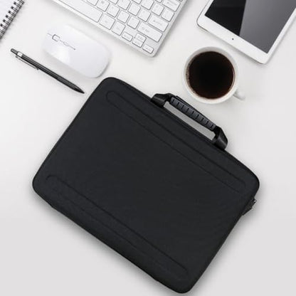 Hrad Shell 15.6inch HP Laptop Case Compatible for HP 15.6" Portable Computer Bag,Acer Aspire 5 Slim Notebook, EVA Protective Carrying Case Sleeve for 15.6" Lenovo IdeaPad,Black