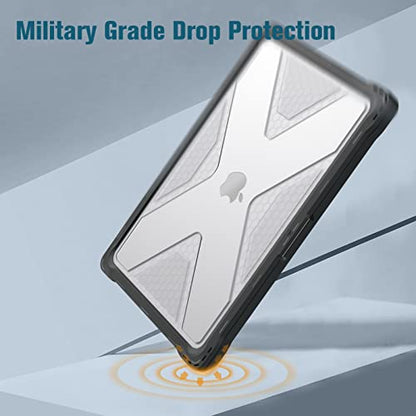 Fintie Case for MacBook Pro 16 Inch A3429 A3428 A3403 A3186 A2991 A2780 A2485 (2026-2021) - Heavy Duty Rugged Hard Shell Cover for MacBook Pro 16" M5/M4/M3/M2/M1 Chip, Crystal Clear - color: Crystal Clear