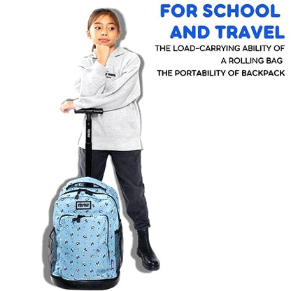 J World Sunny Rolling Backpack for Kids. Roller Bag With Wheels, Game - color: Game