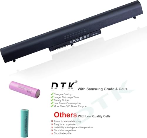 DTK Laptop Battery VK04 Replacement for HP Pavilion Sleekbook H4Q45AA /HSTNN-YB4D /15-b000 Pavilion Ultrabook 14-b000 Serie [14.4V 2600mAh]