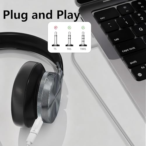 CERRXIAN 2 PCS USB C to 3.5mm Headphone Jack Adapter,Type C Female Input to Aux Male Output Digital Audio Converter for PC, Tablet, Laptop, Microphone, Speaker - style: Type C Female Input to Aux Male