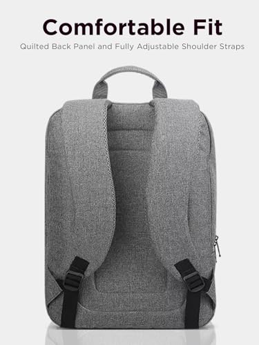 Lenovo Casual Laptop Backpack B210 - 15.6 inch - Padded Laptop/Tablet Compartment - Durable and Water-Repellent Fabric - Lightweight - Grey - color: Grey, size: 15.6 inch