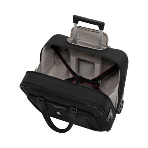 Victorinox Werks Traveler 7.0, Wheeled Briefcase, 2-Wheel Briefcase with 15.6" Laptop and 11’’ Tablet Compartment, Black