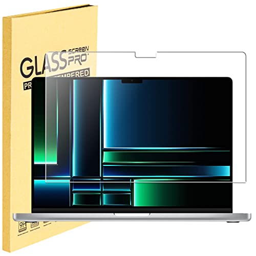 Compatible with MacBookPro 16 inch Screen Protector 2026-2021 Release M5-M1 A3428 A3429 A3403 A2991 A2780 A2485 with Touch ID, MacBook Pro 16.2 Tempered Glass Screen Protector 9H Hardness,Anti-Fingerprint | A3428 A3429 A3403 A2991 A2780 A2485, Touch ID Co