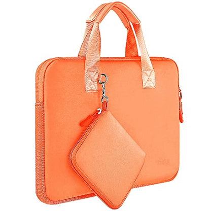 Hseok Laptop Sleeve 13.3-14 inch Case with Small Pouch, Neoprene Computer Bag Compatible with MacBook Neo/Pro 14 M5/M4/M3/M2/M1, Mac Air/Pro 13.3, XPS 14 and Most 13-14 inch Notebooks,O02G01 - color: O02g01, size: 13"-14"