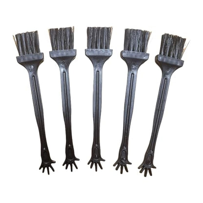5Pieces Computer Keyboard Tool Electronic Small Brush for Office Worker and Frequent Laptop Users - color: Black