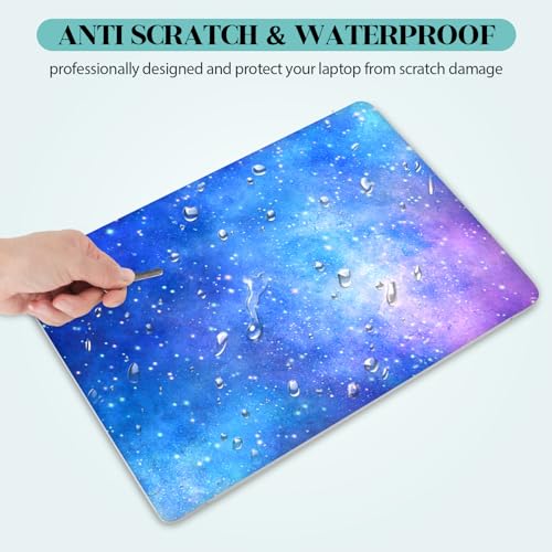 Laptop Skin Sticker Decal, 12" 13" 13.3" 14" 15" 15.4" 15.6 inch Personalized Universal Vinyl Notebook Skin Sticker Cover Art Protector Decal with Free 2 Wrist Pads, Nebula Galaxy - color: Nebula Galaxy