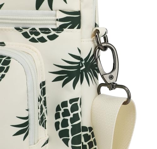Muti-Pockets Laptop Case Bag,Rebound Bubble Cushioned Laptop Briefcase Shoulder Bag Fits 15.6 inch-16 inch Laptop(Pineapple) - color: Pineapple(muti-pockets)