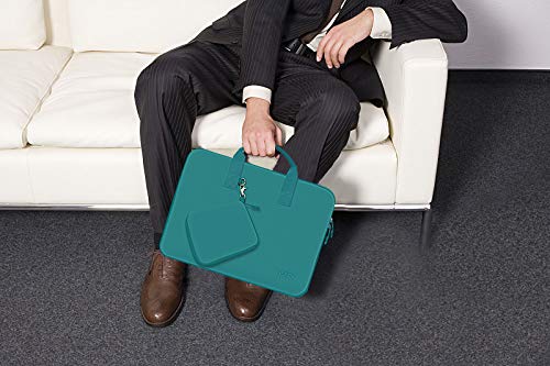Hseok Laptop Sleeve 13.3-14 inch Case with Small Pouch, Neoprene Computer Bag Compatible with MacBook Neo/Pro 14 M5/M4/M3/M2/M1, Mac Air/Pro 13.3, XPS 14 and Most 13-14 inch Notebooks,D02E01 - color: D02e01, size: 13"-14"