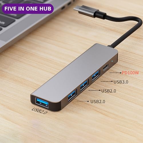USB Hub Multi USB Splitter 5Gbps USB 3.0 Port Extender Hub with 4 Ports, USB Extension Cable Super Speed HUB Splitter Expansion for Mouse Flash Drive Keyboard Mobile Hard Disk Drive Gifts