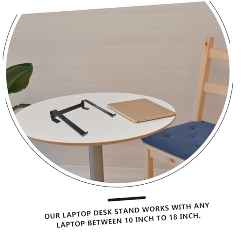 Ergonomic Laptop Stand Folding Portable Aluminium Alloy Holder with Slip Stable Design for Desk Use Eye Level Riser to Posture and Prevent Neck Strain Compatible with MacBook and