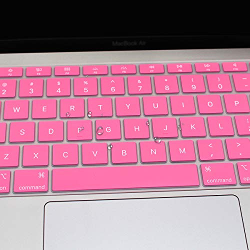 Se7enline for MacBook Pro 13/16 inch Keyboard Cover 2019-2026,Cheese | Silicone Waterproof Dustproof Durable Washable Laptop Accessories US Layout 2023 2022 2021 2020 2019 2018,Pink - color: Pink