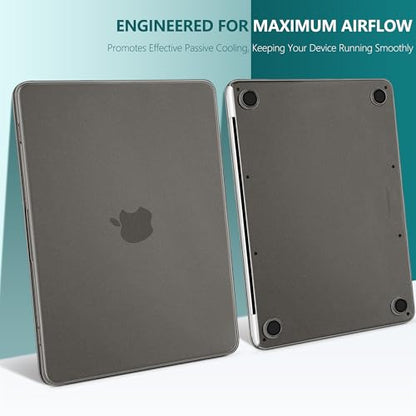 Matte Frosted Compatible with MacBook Neo 13 Inch 2026 (Model A3404 | A18 Pro Chip) | Anti-Fingerprint Hard Shell, Ultra Slim, Non-Slip, Lightweight Protective Cover | Frosted Black - color: Matte Black