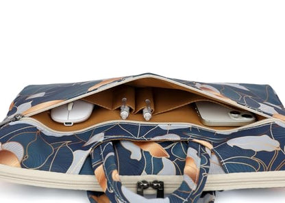 DACHEE Laptop Shoulder Bag for 15 Inch/15.6 Inch Macbook Pro - color: Leaves(07)