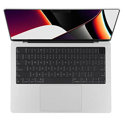 EooCoo Premium Keyboard Cover Skin Protector, Laptop Accessories Compatible with 2026 2025 2024 2023 2022 2021 M5/M4/M3/M2/M1 Pro/Max MacBook Pro 14/16, M5-M2 MacBook Air 13/15, MacBook Neo, Tinted - color: Gray Clear