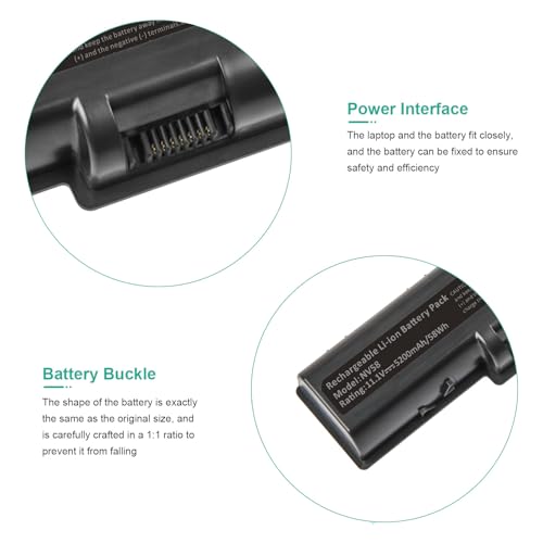 Fancy Buying AS09A31 Laptop Battery for Acer Aspire 5532 5732Z 5334 5517 AS09A61 AS09A41 AS09A51 AS09A71 AS09A75, Bell EasyNote TJ61 TJ62 TJ63 TJ64 TJ65 TJ66 TJ67 TR81 TR82 TR83 TR85 TR86 TR87 - size: 7.28*3.12*0.94inch NV52