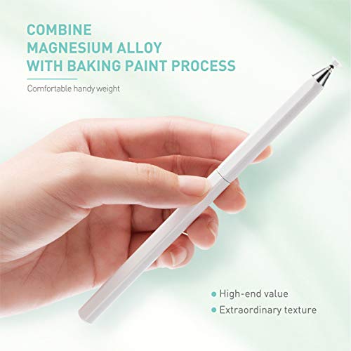 Touch Screen Stylus, Universal High Sensitive & Precision Capacitive Disc Tip Pencil Touch Screen Pen for Apple iPad/Pro/Air/iPhone/Samsung/Galaxy/Tablet/Kindle/Smartphone