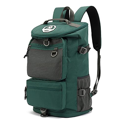 Kalesi Gym Duffle Bag Backpack 4-Way Waterproof with Shoes Compartment for travel Sport Hiking laptop - color: Green