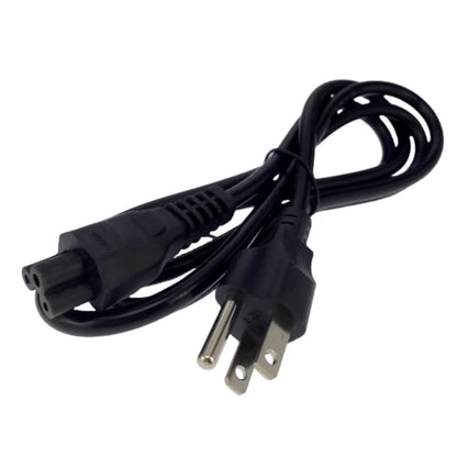 2 Pack Laptop Power Cord Replacement Universal 3 Prong AC Power Cable for Dell HP Acer Asus Lenovo IBM Sony Fujitsu Gateway Ultrabook Chromebook Notebook AC Adapter Laptop Charger