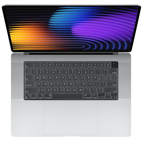 Allinside Silicone Keyboard Cover for MacBook Pro 14"/16" (M2–M5, 2021–2026) & Air 13"/15" (M1–M5, 2022–2026) & MacBook Neo 13" 2026 (Touch ID), US Layout, Reusable Keyboard Protector, Clear - color: Transparent, size: 2021-2025 MacBook Air/Pro 13 14 15 1