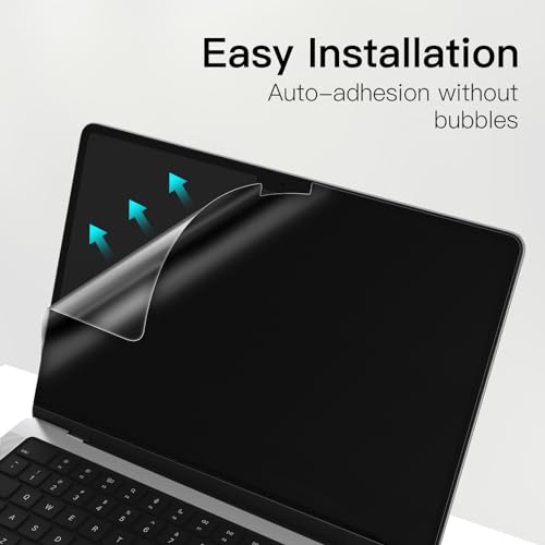JETech Screen Protector for MacBook Pro 14-Inch (M1-M5, 2021-2026), Anti-Glare PET Matte Film, Anti-Fingerprint, 2-Pack - size: MacBook Pro 14 Inch (2021-2026)