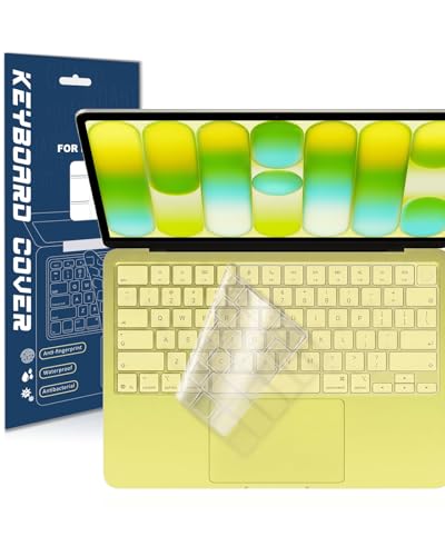 Premium Ultra Thin TPU Keyboard Cover Protector for MacBook Neo 13"(2026, Touch ID)/MacBook Pro 14"/16"/MacBook Air 13"/15" US Layout Clear Keyboard Protector 2026-2021 M5/M4/M3/M2/M1 Pro/Max Chip - color: Clear, size: MacBook Neo 13/ Air 15/13/ Pro 14/16