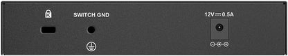 D-Link 7-Port 2.5GB Unmanaged Gaming Switch with 2 x 2.5G, 5 x 10/100/1000 Mbps - Multi-Gig, Network, Fanless, Plug & Play (DMS-107) Black - size: 2 Port 2.5Gb + 5 Port 1Gb