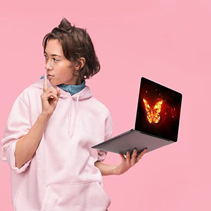 Laptop Skin Sticker Decal,13.3 14 15 15.4 15.6 inch Laptop Universal Vinyl Skin Sticker Cover,Dustproof Waterproof Reusable Art Decal Protector with Free 2 Wrist Pads (Butterfly) - color: Butterfly