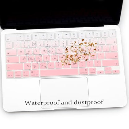 Keyboard Cover for 2026 New MacBook Neo 13 inch with Apple A18Pro Chip/A3404, MacBook Neo 13.0'' A18 Pro Accessory, US Layout Keyboard Skin-OPink - color: OPink