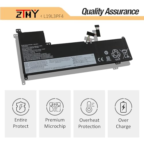 L19C3PF6 L19L3PF4 Battery Replacement for Lenovo IdeaPad 3-17ADA05 V17-IIL | IdeaPad 3-17ARE05 3-17IIL05 3-17IML05 Laptop 82GX 81WF L19L4PF2 L19D4PF2 Battery 5B10W89838 SB10W89845 11.4V 42Wh 3575mAh - size: 10.19*4.68*0.23 inch L19L3PF4