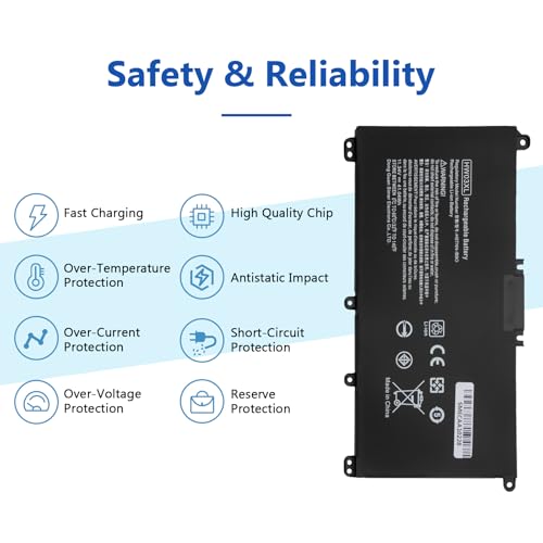 DJW HW03XL Battery Replacement for HP Pavilion 15-EG 15-EG0055NR 15-EG0067ST 15-EG0048NR 15-EH 15-EH1005NS 15-EH0177NG 15-EH0006NX 15T-EG 15Z-EH 17-CN 17-CP Series L96887-421 L96887-AC1 L96887-2B1 - size: HW03XL