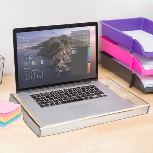Keyboard Dust Cover Transparent Acrylic Keyboard Protector for Home Office Water-Resistant Protective Case for Laptop and Desktop Use 15.74 X 10.43 X 1.57 in - size: 40.00X26.50X4.00CM