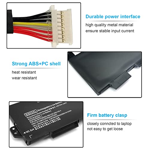 50Wh SS03XL 933321-855 Battery for HP EliteBook 840 735 745 830 G5 G6 EliteBook 730 740 836 846 G5 ZBook 14U G5 G6 SS03050XL-PL 932823-171 HSN-113C-4 932823-421 932823-1C1 HSN-112C HSTNN-LB8G 11.55V