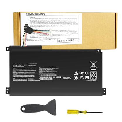 B31N1912 C31N1912 Battery for Asus VivoBook 14 E410M E410MA L410M L410MA E410KA E510MA E510KA F414MA L510MA R522MA E410MA-EK007TS EK087T E410MA-EK991TS E410MA-EK026TS 0B200-03680000 3ICP5/57/80 - size: 7.50*3.86*0.23inch