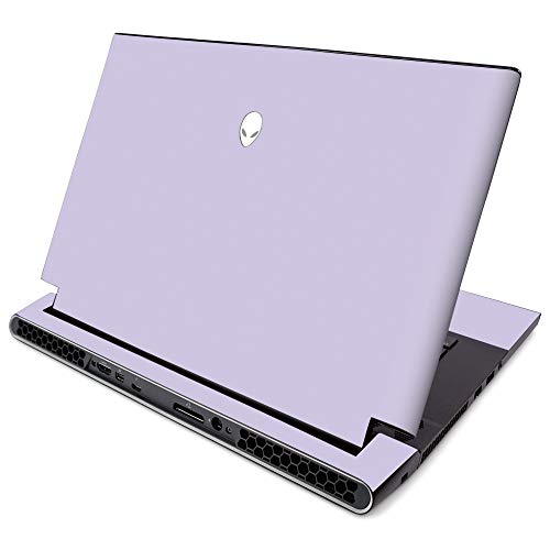 MightySkins Skin for Alienware M15 R2 (2019) - Solid Lilac | Protective, Durable, and Unique Vinyl Decal Wrap Cover | Easy to Apply, Remove, and Change Styles | Made in The USA - color: Solid Lilac