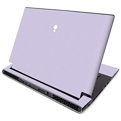 MightySkins Skin for Alienware M15 R2 (2019) - Solid Lilac | Protective, Durable, and Unique Vinyl Decal Wrap Cover | Easy to Apply, Remove, and Change Styles | Made in The USA - color: Solid Lilac
