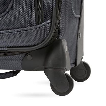SwissGear Sion Softside Expandable Luggage, Dark Grey, 2-Piece Set (21/29), Sion Softside Expandable Luggage - color: Dark Grey, size: 2-Piece Set (21/29)
