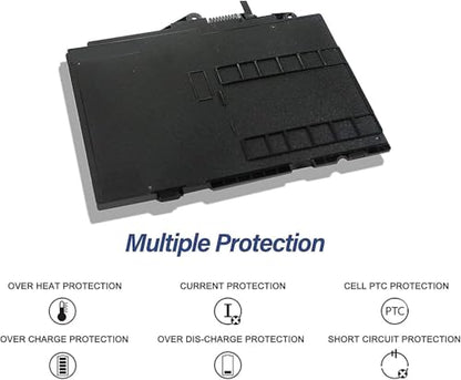 SN03XL Laptop Battery for HP EliteBook 820 G3 G4 Series 725 G3 725 G4 Series HSTNN-DB6V HSTNN-l42C HSTNN-UB6T SN03044XL HSTNN-I42C 800514-001 800232-541 800232-241(11.4V 44Wh)