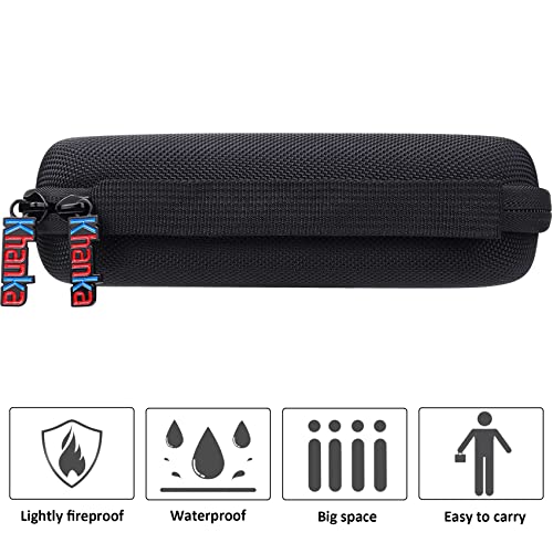 khanka Hard Case for Baseus 100W USB C Laptop Charger 20000mAh Power Bank | EVA Hard Shell, Accessory Storage Pocket, Travel-Ready Portable Storage, Impact Resistant Protection, Protective Case Only
