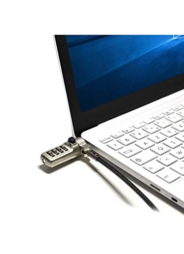 Port Designs Security Cable Combination Noble Wedge Slot - style: Combination Noble Wedge Slot