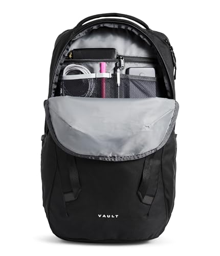 The North Face Vault Everyday Laptop Backpack, TNF Black-NPF, One Size | Commuter Travel Bag, Water-Repellent Finish, Spacious Compartment - color: Tnf Black-npf