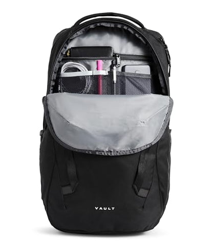 The North Face Vault Everyday Laptop Backpack, TNF Black-NPF, One Size | Commuter Travel Bag, Water-Repellent Finish, Spacious Compartment - color: Tnf Black-npf