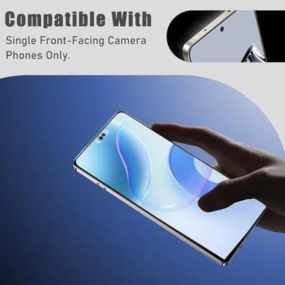 Front Camera Cover Compatible for Smartphones,Webcam Cover Compatible for Pixel/Galaxy/iPad,Protect Privacy and Security,Camera Slide Protection,2 Pack-Black - color: Black
